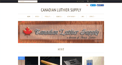 Desktop Screenshot of canadianluthiersupply.com